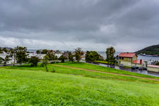 Harstadt. Blick zum Vågsfjord