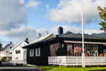 Lofoten Inseln. Hennigsvær. Häuser