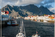 Lofoten Inseln. Hennigsvær. Hafen