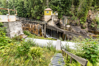 Kistefoss. Ehemaliger Wasserkraftwerk