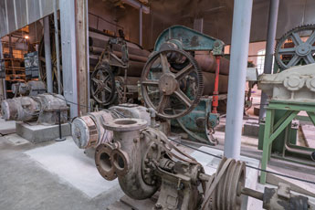 Kistefoss. Zellstofffabrik. Kalander