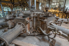 Kistefoss. Zellstofffabrik. Eine Wasser Radialkolbenpumpe