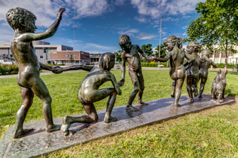 Stadt Narvik. Ein Denkmal