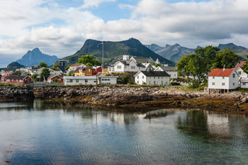 Lofoten Inseln. Svolvær. Insel Svinøya