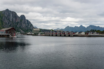 Lofoten Inseln. Svolvær. Ferienhäuser