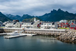 Lofoten Inseln. Svolvær. Ferienhäuser