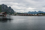 Lofoten Inseln. Svolvær. Ferienhäuser