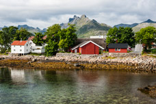 Lofoten Inseln. Svolvær. Insel Svinøya