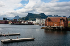 Lofoten Inseln. Svolvær. Hafen