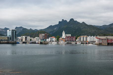 Lofoten Inseln. Svolvær. Hafen