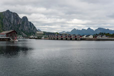 Lofoten Inseln. Svolvær. Ferienhäuser
