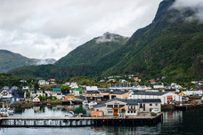 Lofoten Inseln. Svolvær. Hafen