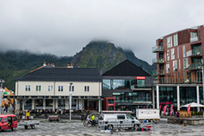 Lofoten Inseln. Svolvær. Innenstadt