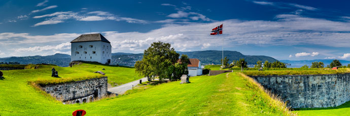 Trondheim. Festung Kristiansten