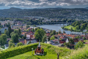Trondheim. Blick auf die Stadt