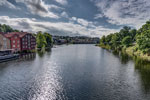 Trondheim. Blick von der Bybrua