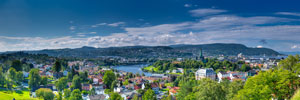 Trondheim. Blick auf die Stadt