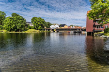 Trondheim. Blick zur Bybrua