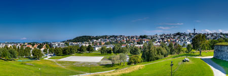 Trondheim. Blick auf die Stadt