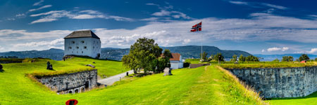 Trondheim. Festung Kristiansten