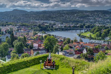 Trondheim. Blick auf die Stadt