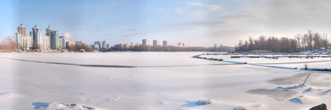Kiew. Russanovker Durchfluss
