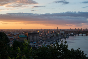 Kiew. Ausblick auf Podol