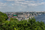 Kiew. Ein Ausblick auf Podol