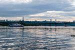 Kiew. Ausblick auf das rechte Ufer