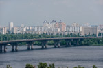 Kiew. Ausblick vom Botanischen Garten