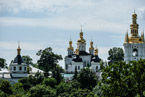 Kiew. Ein Ausblick auf die untere Lawra