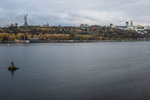 Kiew. Ausblick auf das rechte Ufer