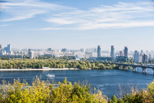 Kiew. Ausblick vom rechten Ufer