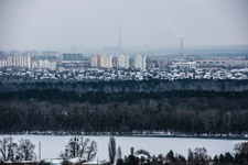Kiew. Zugefrorener Dnepr
