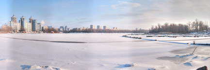 Kiew. Russanovker Durchfluss