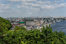 Kiew. Ein Ausblick auf Podol