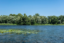 Kiew. Ein Ausblick von der Venezianische-Insel