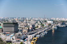 Kiew. Ausblick auf Podol