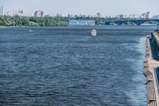 Kiew. Ausblick auf Dnepr
