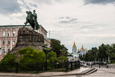Kiew. Bohdan Chmelnyzkyj Denkmal