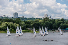 Kiew. Eine kleine Regatta