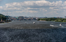 Kiew. Ausblick auf Dnepr