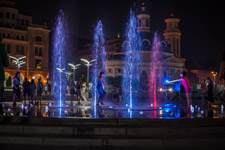 Kiew. Springbrunnen am Postplatz