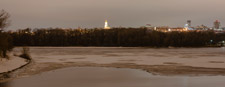 Kiew. Ein Ausblick auf das rechte Ufer