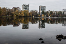Kiew. Wohnviertel Russanovker