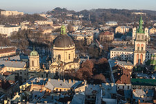 Lemberg. Ein östlicher Ausblick vom Rathaus