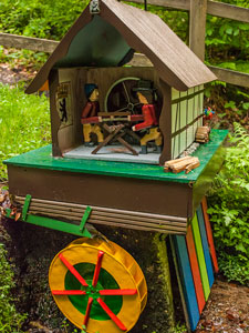 Wennigser Wasserräder. Sägewerk