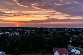 Garbsen. Altgarbsen. Sonnenuntergang