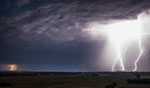 Gewitter über Leineaue