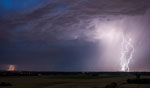 Gewitter über Leineaue